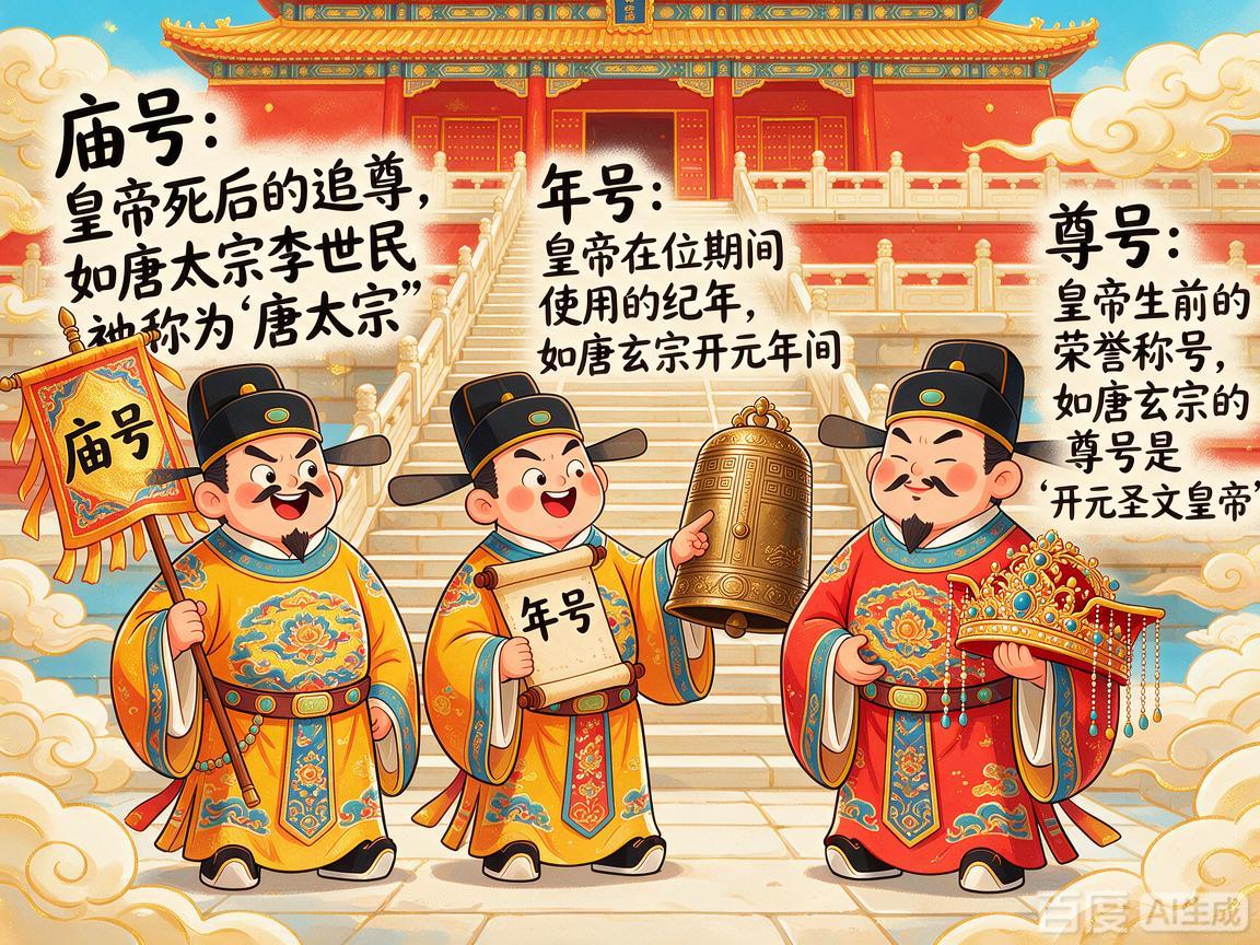 庙号年号尊号区别