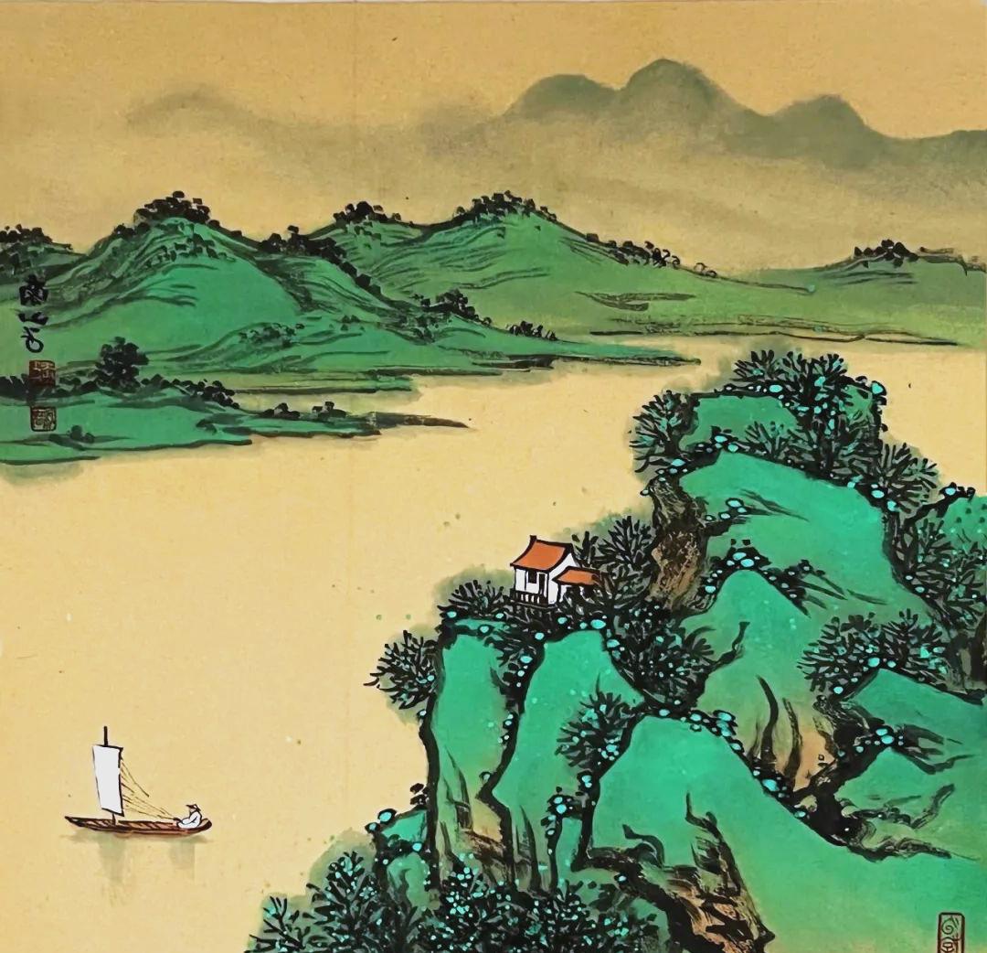 青绿山水